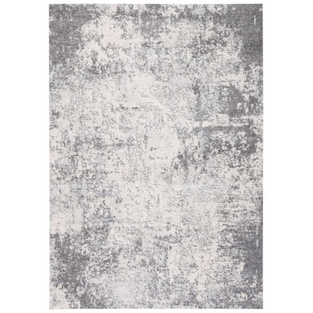 Safavieh 8 x 10 ft. Tulum Contemporary Power Loomed Rectangle Rug Ivory & Grey TUL284C-8